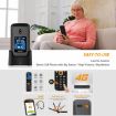 UNIWA V909T Flip Phone, 4G Network, Bluetooth, FM, SOS (Black) - 4