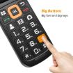 UNIWA V909T Flip Phone, 4G Network, Bluetooth, FM, SOS (Black) - 6