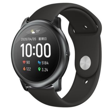 Xiaomi Haylou Solar Silicone Wrist Strap - Black - 1