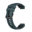 Garmin Forerunner 735/735XT Silicone Watch Band - Olive Green + Black - 2