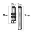 Garmin Forerunner 735/735XT Silicone Watch Band - Olive Green + Black - 6