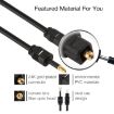 1.5m Toslink Male to 3.5mm Mini Toslink Male Audio Cable - 3