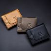 BULL CAPTAIN 037 Men Leather Wallet Driver License Coin Purse - 2