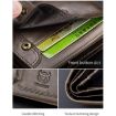 BULL CAPTAIN 037 Men Leather Wallet Driver License Coin Purse - 6
