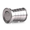 Stainless Steel Camping Folding Cup 150ML - 4