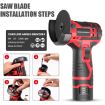 HILDA 12V 3 Inch Angle Grinder Home Cutting And Sanding Machine - 6