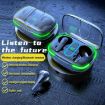 Pro 70 Bluetooth Earphones (White) - Intelligent Digital Display V5.3 - 3