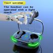 Pro 70 Bluetooth Earphones (White) - Intelligent Digital Display V5.3 - 6