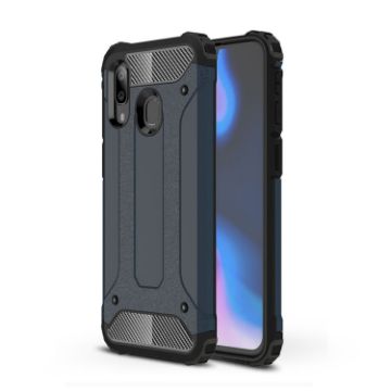 Magic Armor TPU + PC Case for Galaxy A40 - Navy Blue - 1