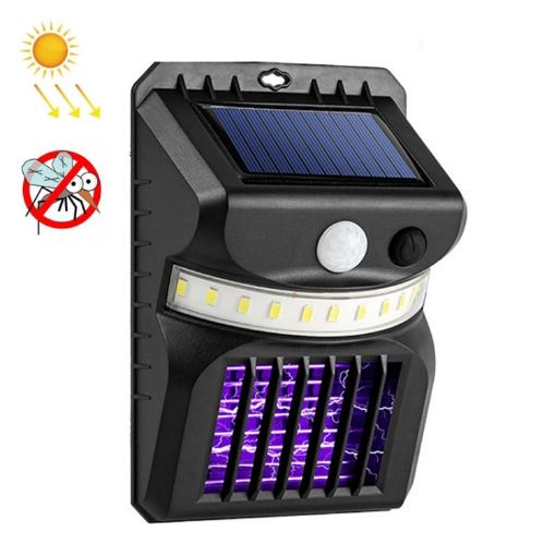 E-SMARTER W792 LED Solar Wall Light with Purple Light Mosquito Control - 1
