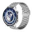 HD Watch X 1.43" IP68 BT5.3 Sport Smart Watch - Silver Steel + Blue Strap - 1