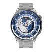 HD Watch X 1.43" IP68 BT5.3 Sport Smart Watch - Silver Steel + Blue Strap - 2