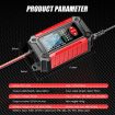 FOXSUR 12V Lithium Battery Charger with Battery Detection (UK Plug) - 3
