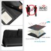 Oukitel C37 Cat Rat Embossed Pattern RFID Leather Phone Case - Black - 5