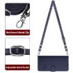 Oukitel C51 Cat Rat Embossed Pattern RFID Leather Phone Case Blue - 3