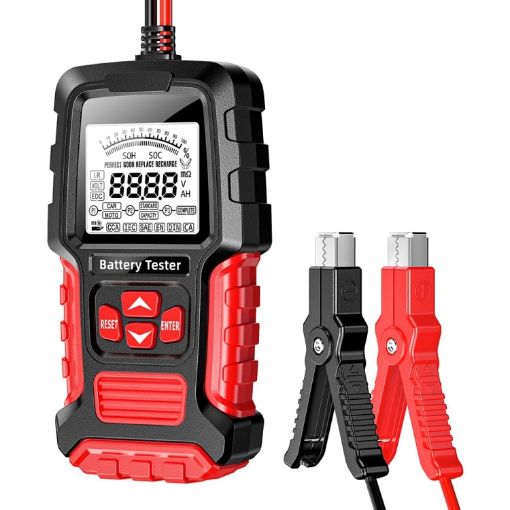 FOXSUR Battery Voltage Capacity Tester - Automobile Motorcycle - 1