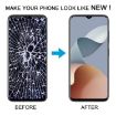 ZTE Blade A34 LCD Screen with Digitizer Full Assembly - Black - 6