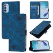 Motorola Moto G31/G41 Blue Leather Phone Case - Skin Feel Embossed - 1