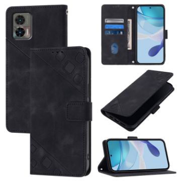 Motorola Edge 30 Neo Leather Phone Case - Black - 1