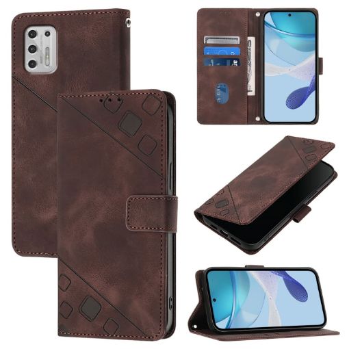 Motorola Moto G Stylus 4G 2021 Brown Leather Phone Case - 1