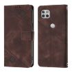 Motorola One 5G Ace/Moto G 5G 2020 Brown Leather Phone Case - 2