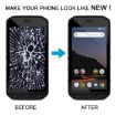 CAT S48C LCD Screen with Digitizer Full Assembly - Black - 6