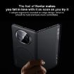 SULADA Kevlar 600D Texture Smart Window Leather Phone Case for Huawei Mate X5 (Brown) - 3