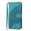 Samsung Galaxy Xcover 4/4s Elephant Head Embossed Leather Case - Light Blue - 2