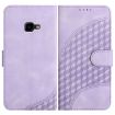 Samsung Galaxy Xcover 4/4s Elephant Head Embossed Leather Case - Light Purple - 1