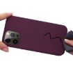 iPhone 15 Pro Max Shockproof Silicone Magsafe Phone Case - Plum Color - 5