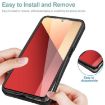 Xiaomi Redmi Note 13 Pro 4G Black Phone Case - 360 Full Coverage - 4