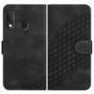 Samsung Galaxy A20e/A10e Elephant Head Embossed Leather Case - Black - 1