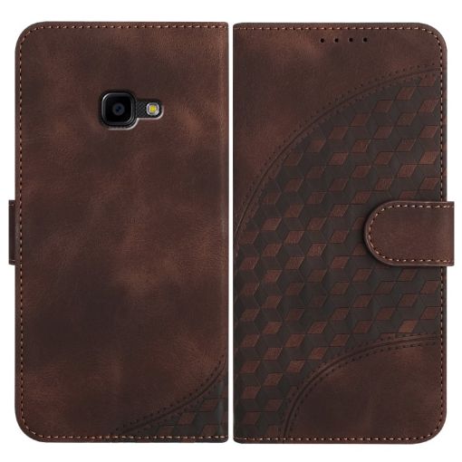 Samsung Galaxy Xcover 4/4s Leather Case with Lanyard - Coffee - 1
