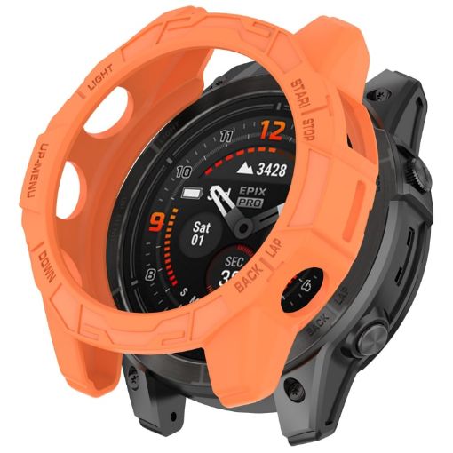 Garmin Epix Pro/Fenix 7X Armored TPU Protective Case - Orange - 1