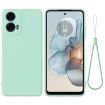 Green Liquid Silicone Shockproof Phone Case for Motorola Moto G24 Power - 1