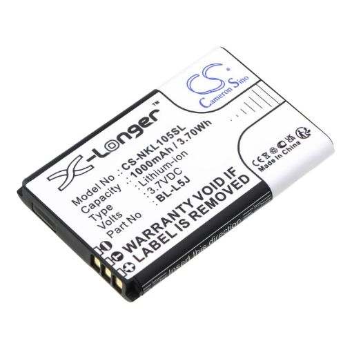 Nokia 105 2023 Battery BL-L5J Replacement - 1