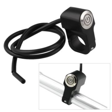 22mm Handlebar Mount Motorcycle Switches - Red Light - 1
