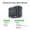 Insta360 X4 AMagisn Dual Battery Charging Box Transparent Storage - 8