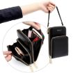 Black SJ617 Touch Screen Phone Bag Single-shoulder Bag - 2