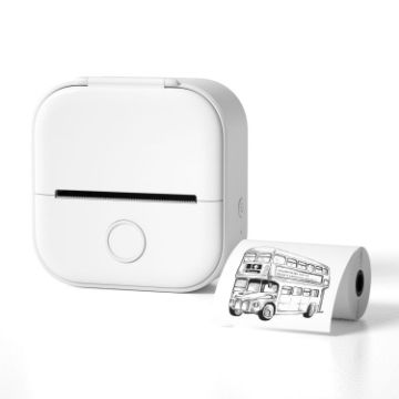 Phomemo T02 Bluetooth Thermal Printer (White) - 1