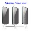 Samsung Galaxy A55 5pcs Privacy Tempered Glass Film - 3