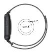 For Honor Watch 4 Milan Magnetic Steel Mesh Band - Black - 7