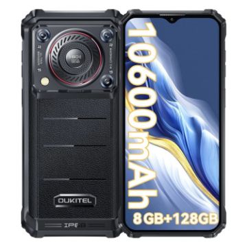 Oukitel WP36 8GB+128GB IP68/IP69K 10600mAh 6.52" Octa Core 4G Black - 1