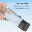 Simple Square Mug Portable Leak-Proof Plastic Cup Sports Camping Bottle - 6