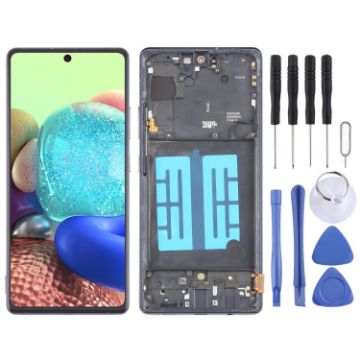 Samsung Galaxy A71 5G SM-A716B OLED LCD Screen Digitizer with Frame - 1