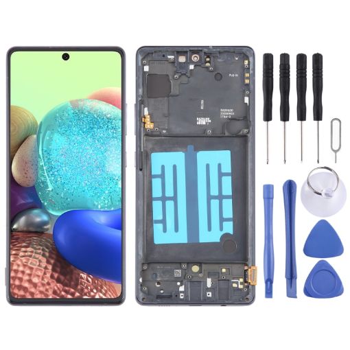 Samsung Galaxy A71 5G SM-A716B OLED LCD Screen Digitizer with Frame - 1