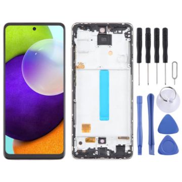 Samsung Galaxy A52 4G SM-A525 OLED LCD Screen Digitizer Assembly White - 1