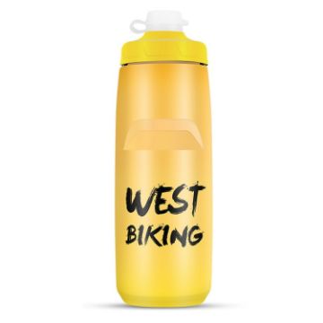 WEST BIKING 750ML Bicycle Water Bottle - Bright Yellow - 1