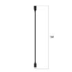 Garmin Descent G1/Fenix 7/Tactix 7 Charging Cable - 1m (Black) - 4
