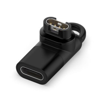 Garmin Type-C/USB-C Female Watch Charging Adapter - Black - 1
